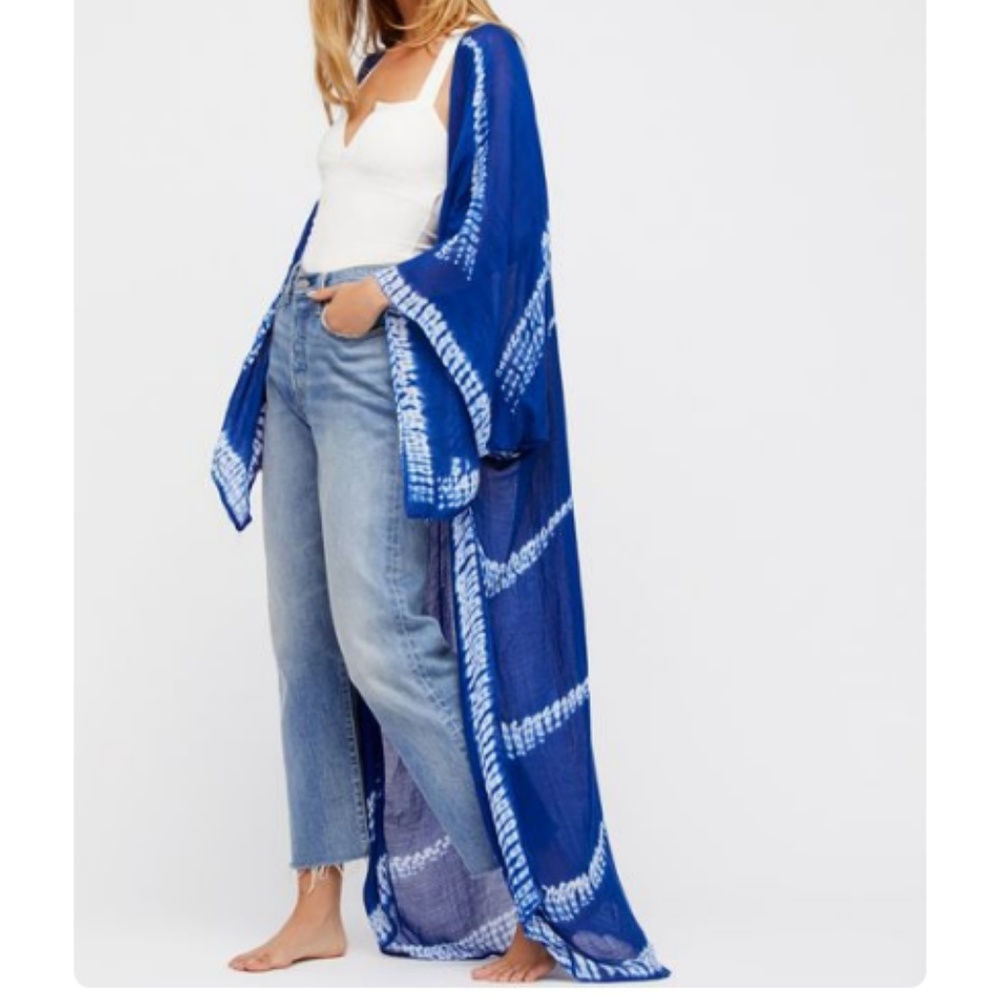 Free People Spellbound Tie Dye Kimono